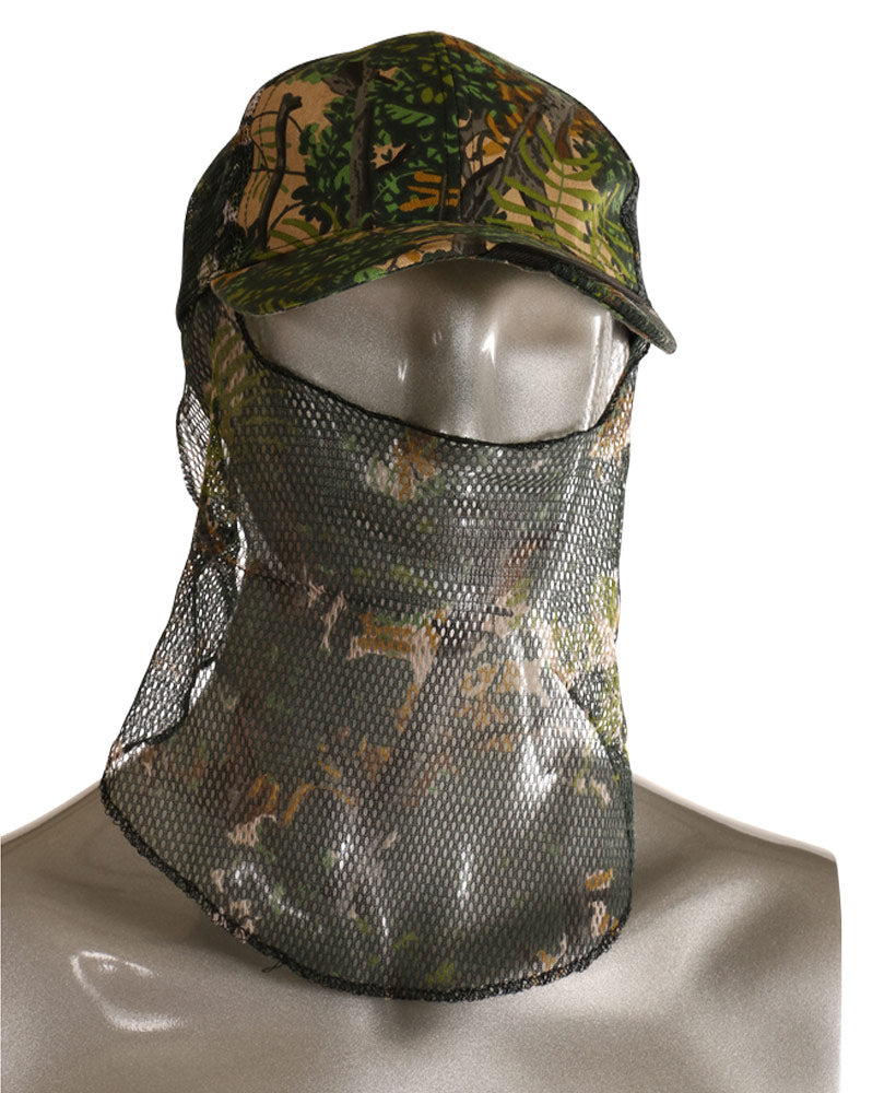 Bushlan Face Mask Camo Cap
