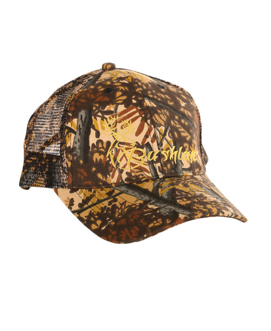 Mesh Bushlan Camo Cap with Logo